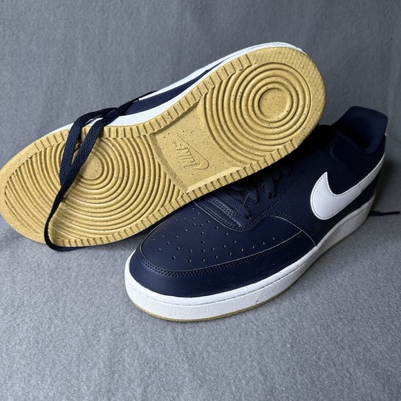 Nike Court Vision Low Obsidian/S-White Men's Sneakers- Men Size 12 - FZ5547-400 - Picture 2 of 6